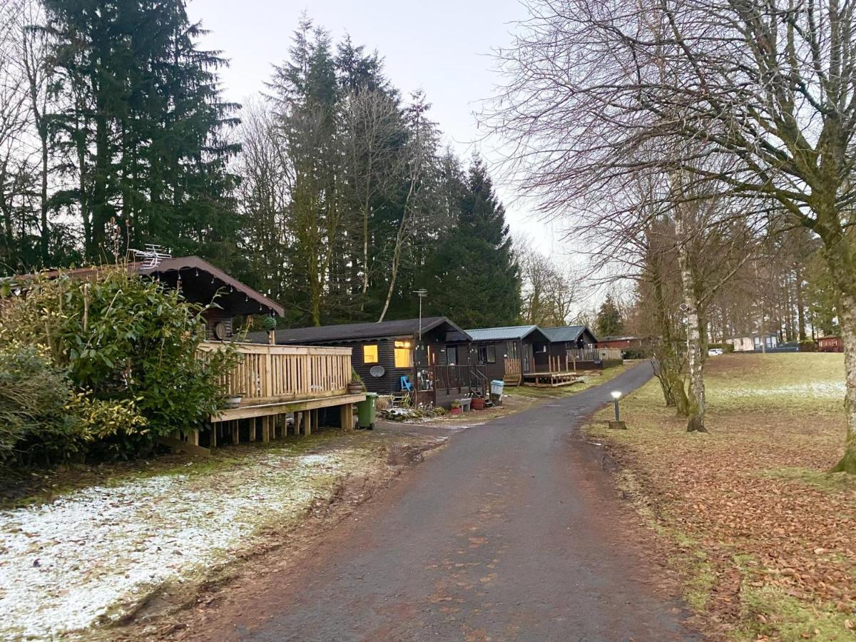 Stunning 4-Bedroom Cabin With Hot Tub In Beattock! Exterior photo